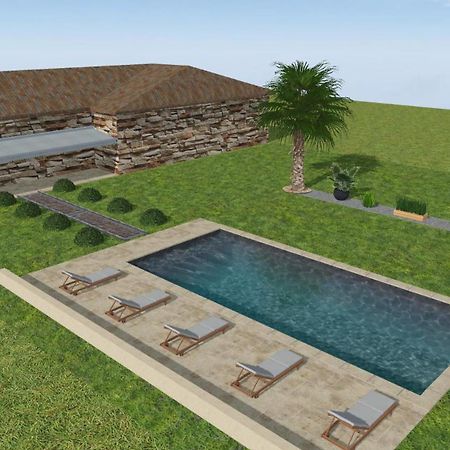 Entre Pierre Et Vigne - Charming Former Winery Farmhouse With Hot Tub & Swimming Pool Монестье Экстерьер фото